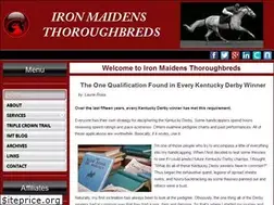 Sites similar to ironmaidensthoroughbreds.com
