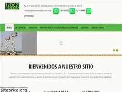 Sites similar to ironrentals.com.mx