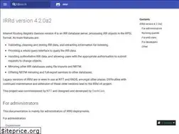 Sites similar to irrd4.readthedocs.io