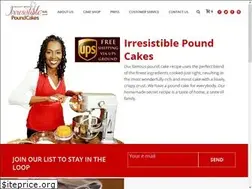Sites similar to irresistiblepoundcakes.com