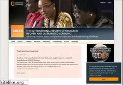Sites similar to irrodl.org