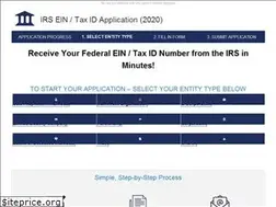 Sites similar to irs-ein-tax-id-number.com