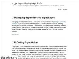 Sites similar to irudnyts.github.io