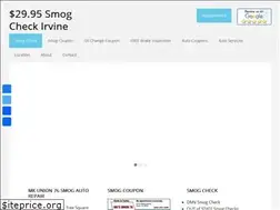 Sites similar to irvinesmogcheck.com