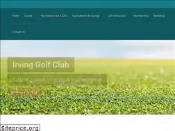 Sites similar to irvinggolfclub.org