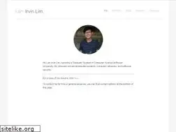 Sites similar to irvinlim.com