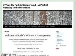 Sites similar to irvinsrvpark.com