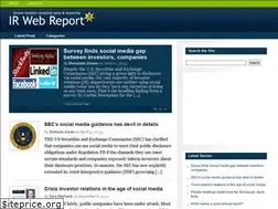 Sites similar to irwebreport.com