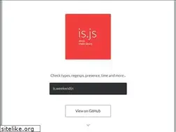 Sites similar to is.js.org