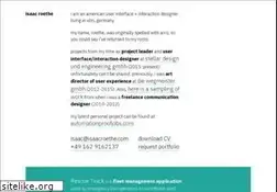Sites similar to isaacroethe.com