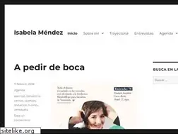 Sites similar to isabelamendez.com