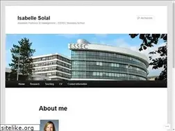 Sites similar to isabellesolal.com