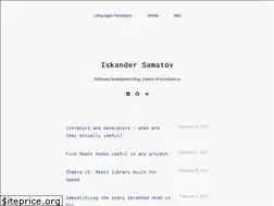 Sites similar to isamatov.com