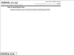Sites similar to isbns.co.nz