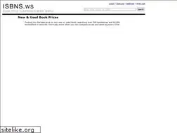 Sites similar to isbns.ws