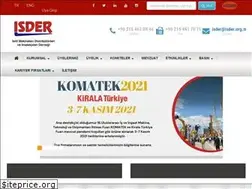 Sites similar to isder.org.tr