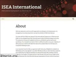 Sites similar to isea-international.org