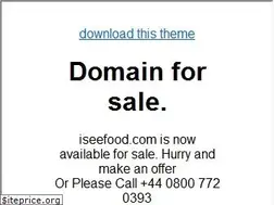 Sites similar to iseefood.com