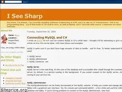 Sites similar to iseesharp.blogspot.com