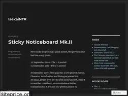Sites similar to isekaintr.wordpress.com