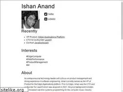 Sites similar to ishananand.com