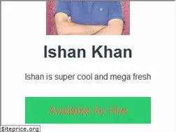 Sites similar to ishankhan.com