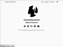 Sites similar to ishaqmohammed.me