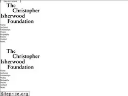 Sites similar to isherwoodfoundation.org