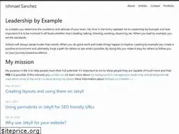 Sites similar to ishmaelsanchez.com