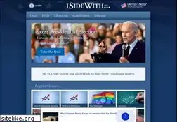 Sites similar to isidewith.com