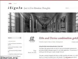 Sites similar to isignin.com