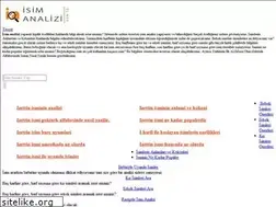 Sites similar to isimanalizi.gen.tr
