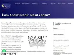 Sites similar to isimanaliziyap.com