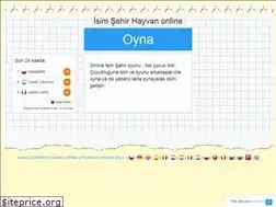 Sites similar to isimsehirhayvan.net