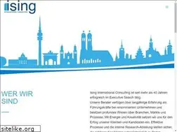Sites similar to ising-partners.de