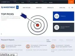 Sites similar to isinvestment.com