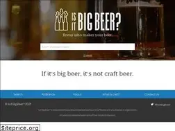 Sites similar to isitbigbeer.com