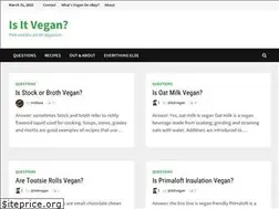 Sites similar to isitvegan.com