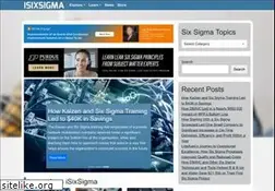 Sites similar to isixsigma.com