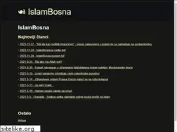 Sites similar to islambosna.ba