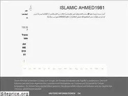 Sites similar to islamic-ahmed1981.blogspot.com