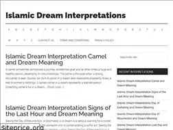 Sites similar to islamicdreaminterpretations.com