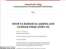 Sites similar to islamicleaks.wordpress.com