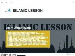 Sites similar to islamiclesson.wordpress.com