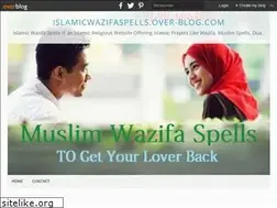 Sites similar to islamicwazifaspells.over-blog.com