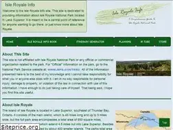 Sites similar to isleroyale.info