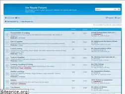 Sites similar to isleroyaleforums.com