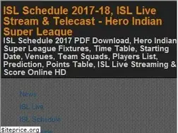 Sites similar to islschedule.co.in