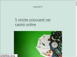 Sites similar to ismecert.it