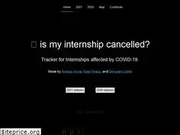 Sites similar to ismyinternshipcancelled.com